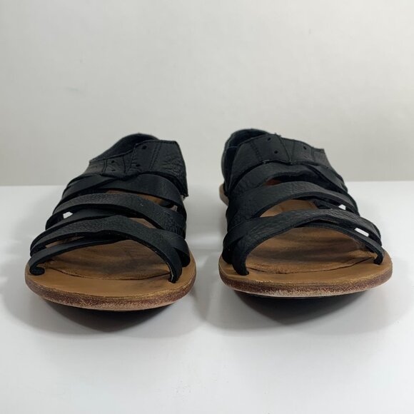 Sorel Womens Black Leather Lake Comfort Gladiator Style Sandals SZ 10 US / 41 EU - Picture 2 of 8